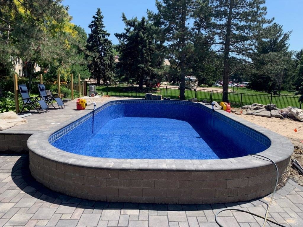 half in ground pool