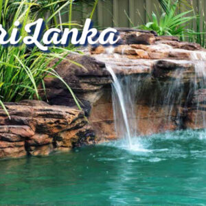 custom water feature rock boulder falls SriLanka